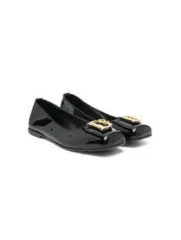 Dsquared2 балетки с логотипом, черный