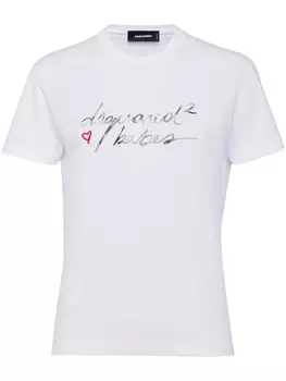 DSQUARED2 базовая футболка, белый