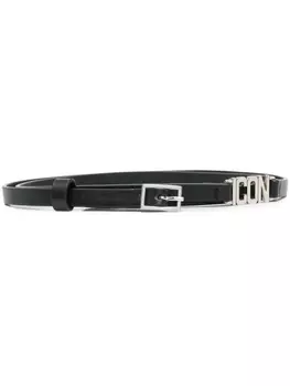 Dsquared2 Be Icon leather belt, черный