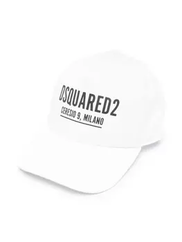 Dsquared2 бейсбольная кепка с логотипом, белый