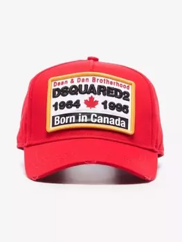 Dsquared2 бейсболка Born in Canada, красный