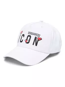 Dsquared2 бейсболка Icon Heart Pixel, белый