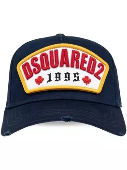 Dsquared2 бейсболка из хлопка с аппликацией логотипа DSQUARED2, синий