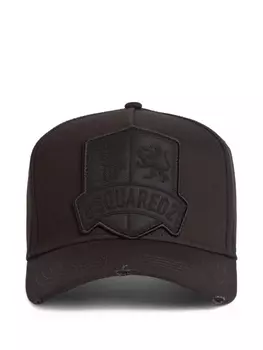 DSQUARED2 бейсболка с аппликацией, коричневый