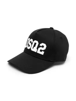 Dsquared2 бейсболка с логотипом, черный