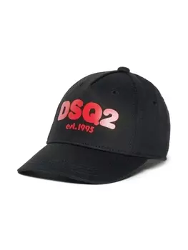 Dsquared2 бейсболка с логотипом, черный