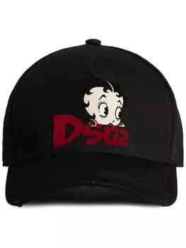 Dsquared2 бейсболка с логотипом, черный
