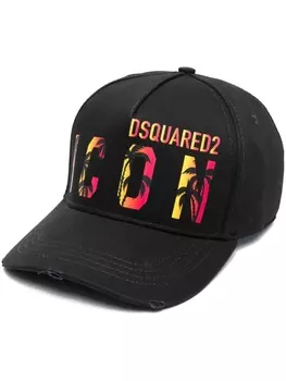 Dsquared2 бейсболка с логотипом, черный