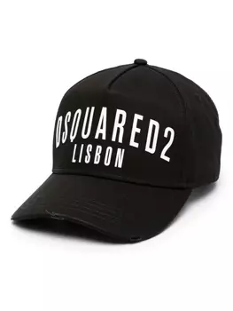 Dsquared2 бейсболка с логотипом, черный