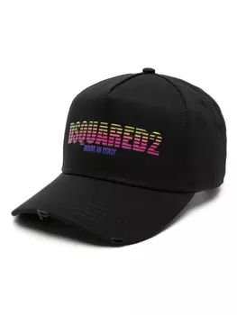 Dsquared2 бейсболка с логотипом, черный