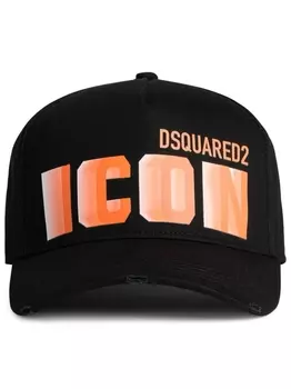 Dsquared2 бейсболка с логотипом, черный