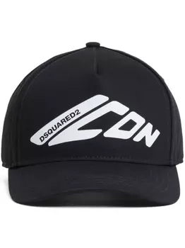 DSQUARED2 бейсболка с логотипом, черный