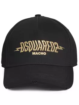DSQUARED2 бейсболка с логотипом, черный