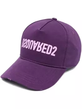 DSQUARED2 бейсболка с логотипом, фиолетовый