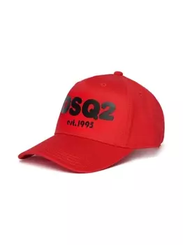Dsquared2 бейсболка с логотипом, красный