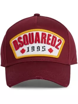 Dsquared2 бейсболка с логотипом, красный