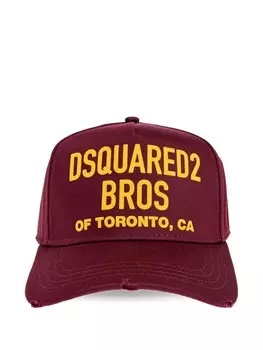 DSQUARED2 бейсболка с логотипом, красный