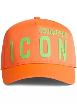 Dsquared2 бейсболка с логотипом, оранжевый