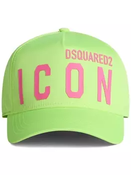Dsquared2 бейсболка с логотипом, зеленый