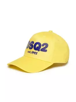 Dsquared2 бейсболка с логотипом, желтый
