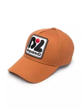 Dsquared2 бейсболка с нашивкой-логотипом, коричневый