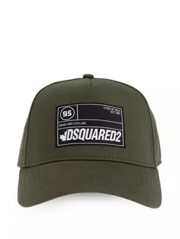 DSQUARED2 бейсболка с нашивкой-логотипом, зеленый