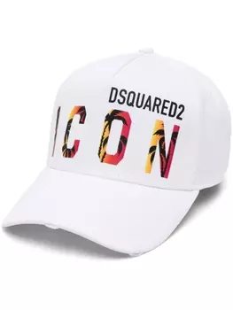 Dsquared2 бейсболка с принтом Icon, белый