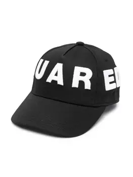 Dsquared2 бейсболка с вышитым логотипом, черный