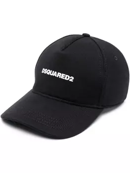 Dsquared2 бейсболка с вышитым логотипом, черный
