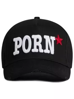 Dsquared2 бейсболка с вышитым логотипом, черный