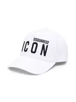 Dsquared2 бейсболка с вышитым логотипом Icon, белый