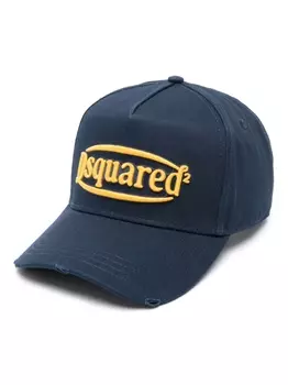 Dsquared2 бейсболка с вышитым логотипом, синий