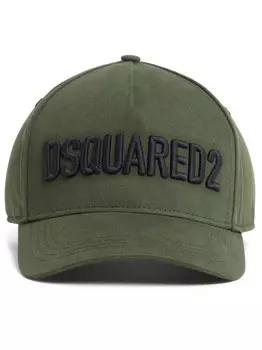 DSQUARED2 бейсболка с вышитым логотипом, зеленый