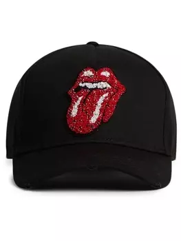 Dsquared2 бейсболка с вышивкой, черный