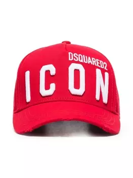 Dsquared2 бейсболка с вышивкой Icon, красный