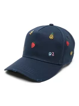 Dsquared2 бейсболка с вышивкой, синий