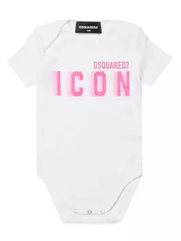 Dsquared2 боди с логотипом, белый
