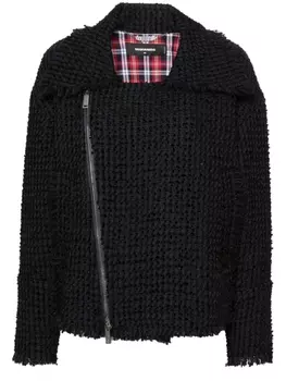 Dsquared2 бомбер из букле, синий