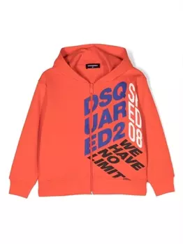 Dsquared2 бомбер с логотипом, красный