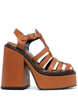 Dsquared2 босоножки Berlin Rock 140, коричневый