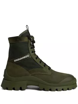 Dsquared2 ботинки с логотипом, зеленый