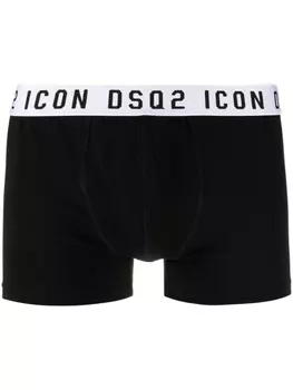 Dsquared2 боксеры Icon с логотипом на поясе, черный