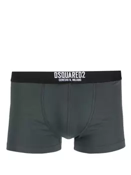 DSQUARED2 боксеры с логотипом, зеленый