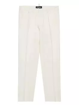 Dsquared2 брюки 10th Anniversary строгого кроя, белый