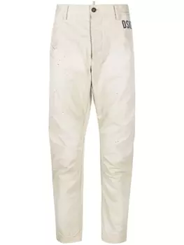 Dsquared2 брюки чинос Sexy, нейтральный цвет