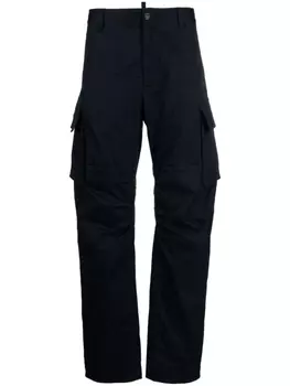 Dsquared2 брюки карго с логотипом, синий