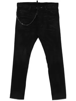 DSQUARED2 брюки с цепочкой, черный