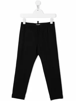 Dsquared2 брюки с логотипом, черный
