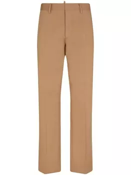 Dsquared2 брюки строгого кроя, нейтральный цвет