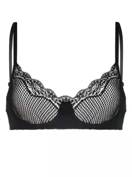 Dsquared2 бюстгальтер-балконет Net, черный
